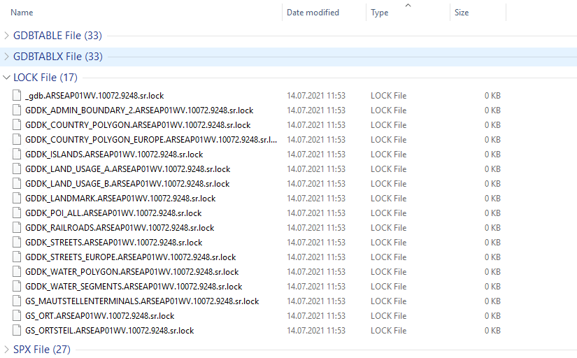 sr lock files from service definition / upload Esri Community