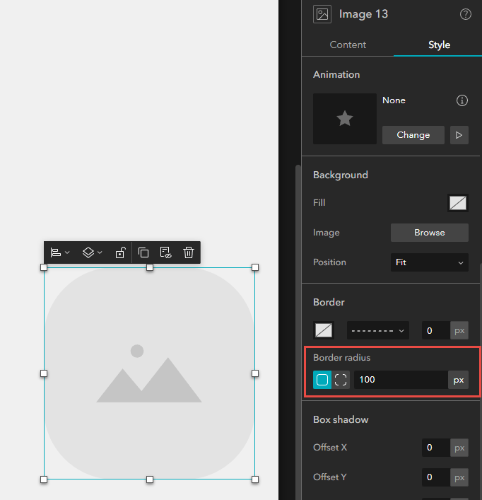 Rounded Corners in Experience Builder Widget Esri Community