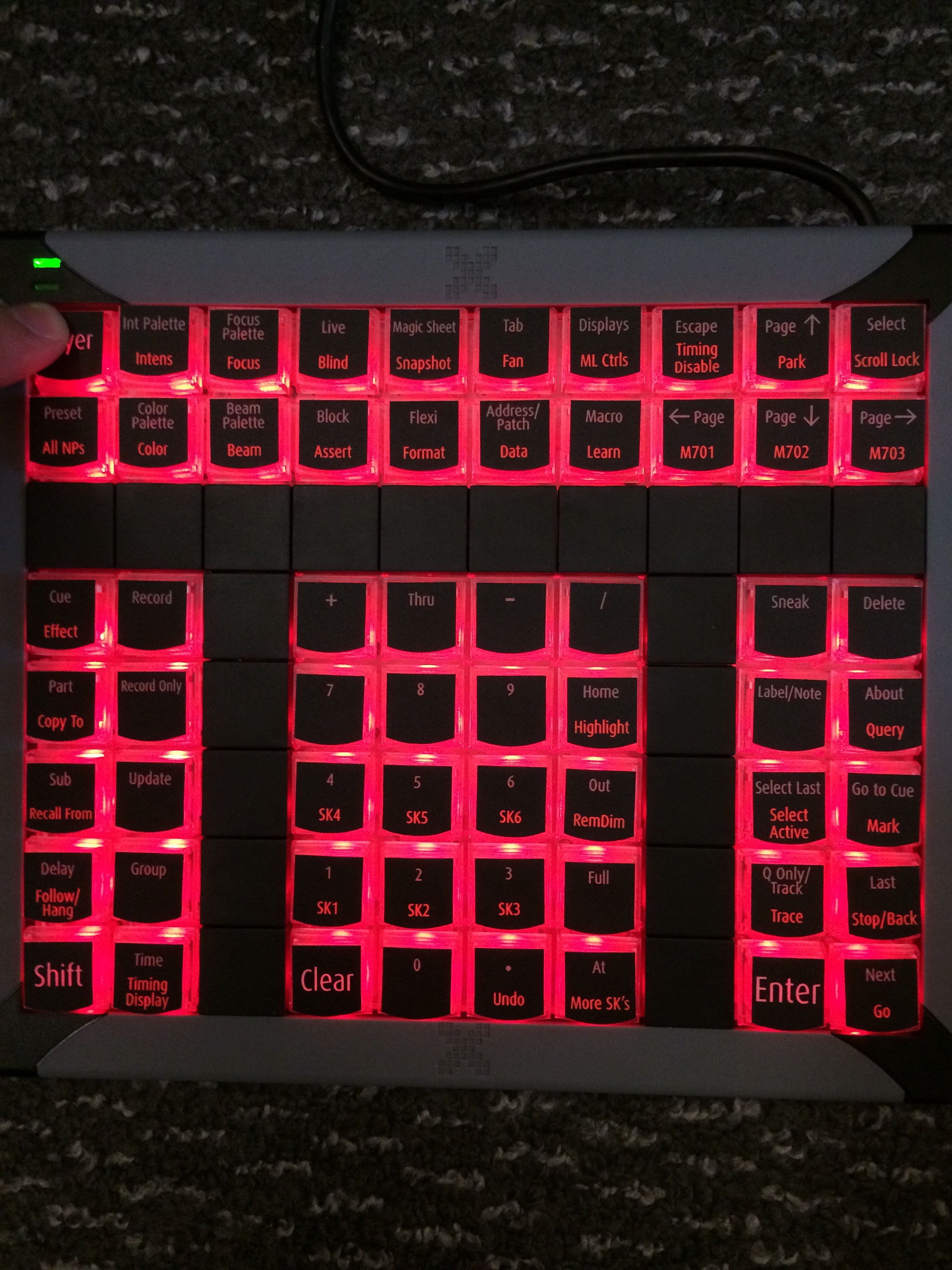 New XKey Layout attached. Eos Family Eos Family Consoles ETC