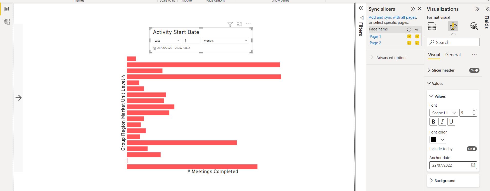 Anchor Date change not Updating on Slicer or for l... Microsoft