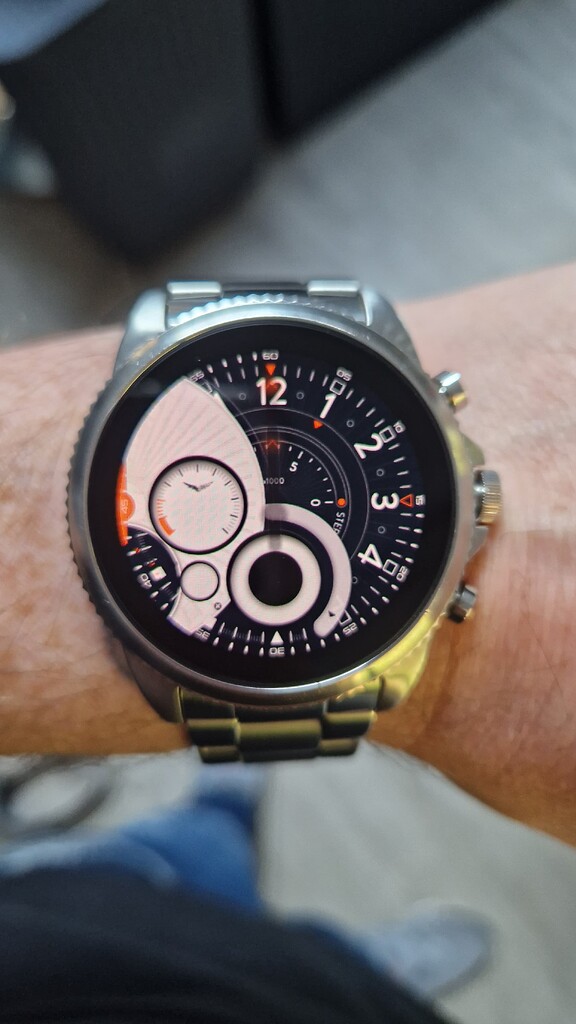 Fossil Gen 6 Glitchy Watch Face Support FACER Community
