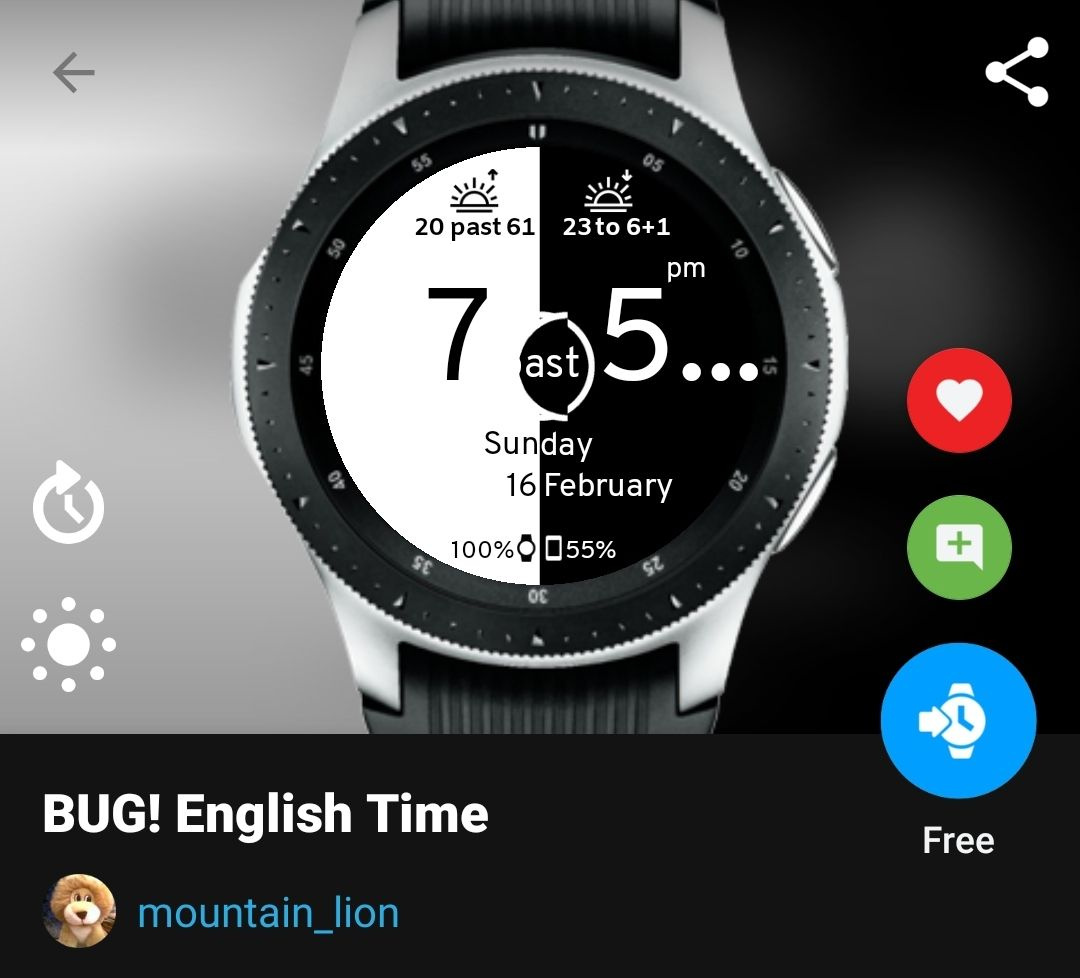 Conditional issues in Android preview and on Fossil watches