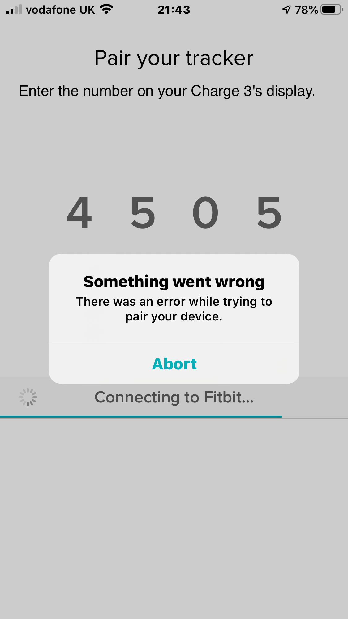 Charge 3 won't sync/pair to iPhone 8 Fitbit Community