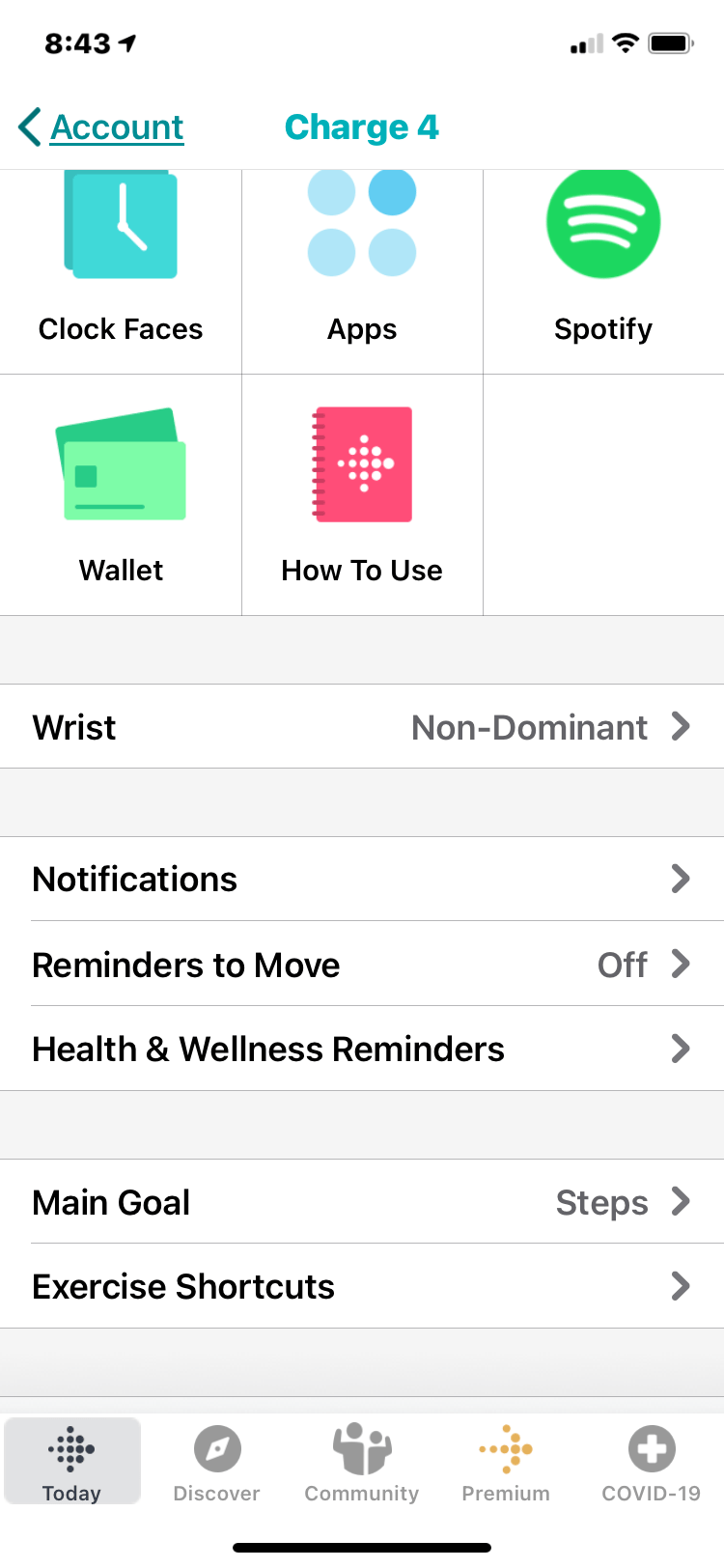 Solved Charge 4 reminders to move not working Fitbit Community
