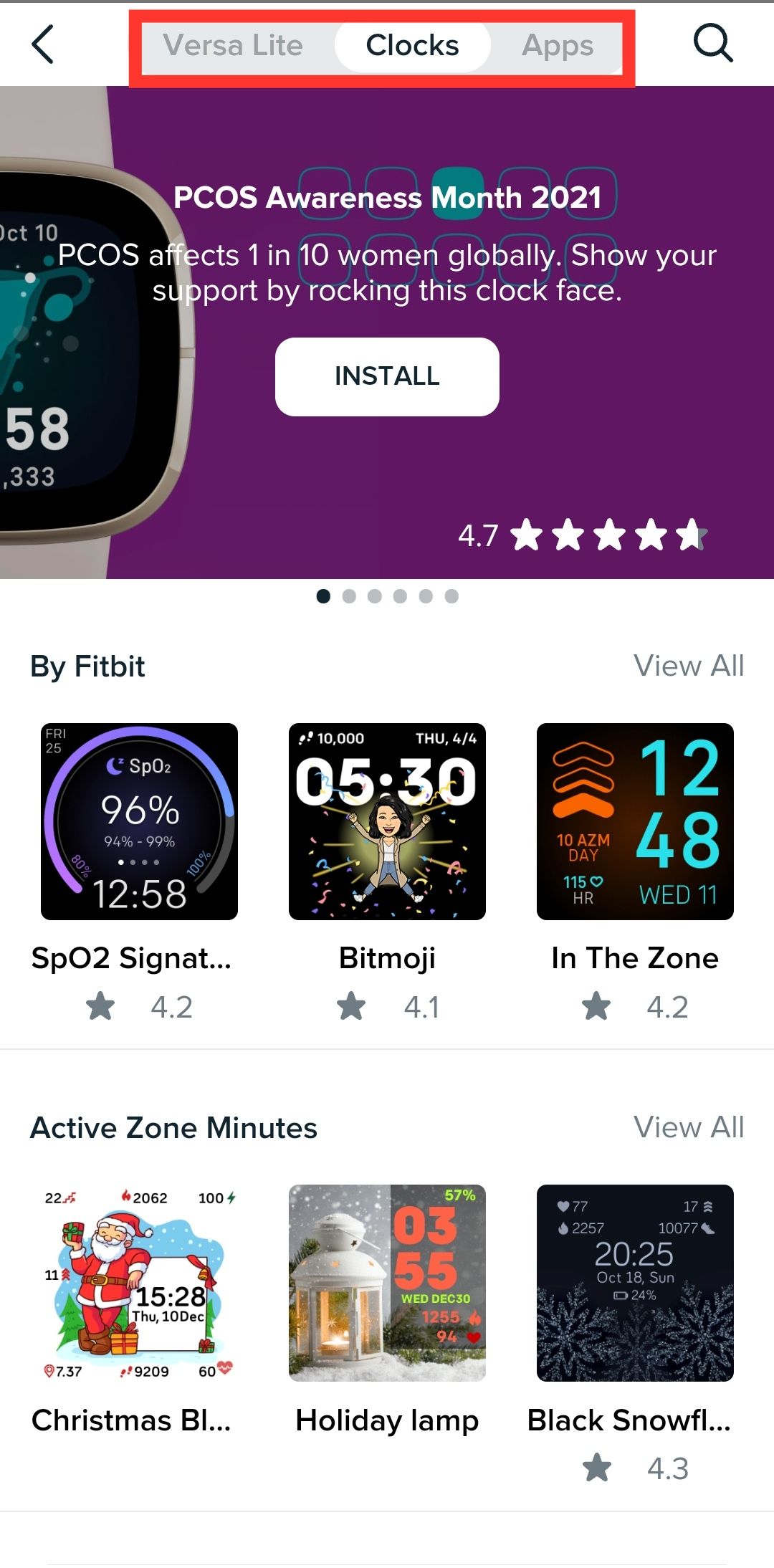 Where do I find installed clock faces? Fitbit Community