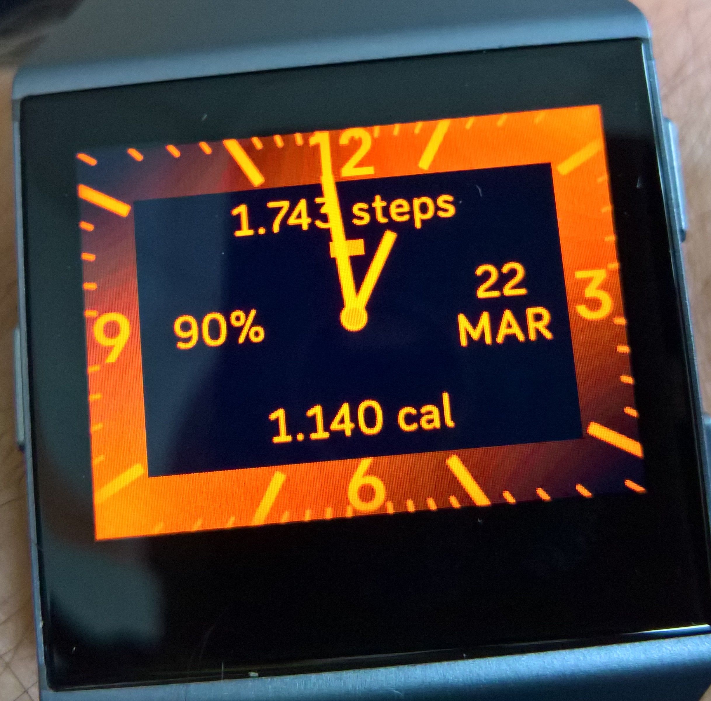 Zifferblatt BEACON Hintergrund Farben werden nicht... Fitbit Community