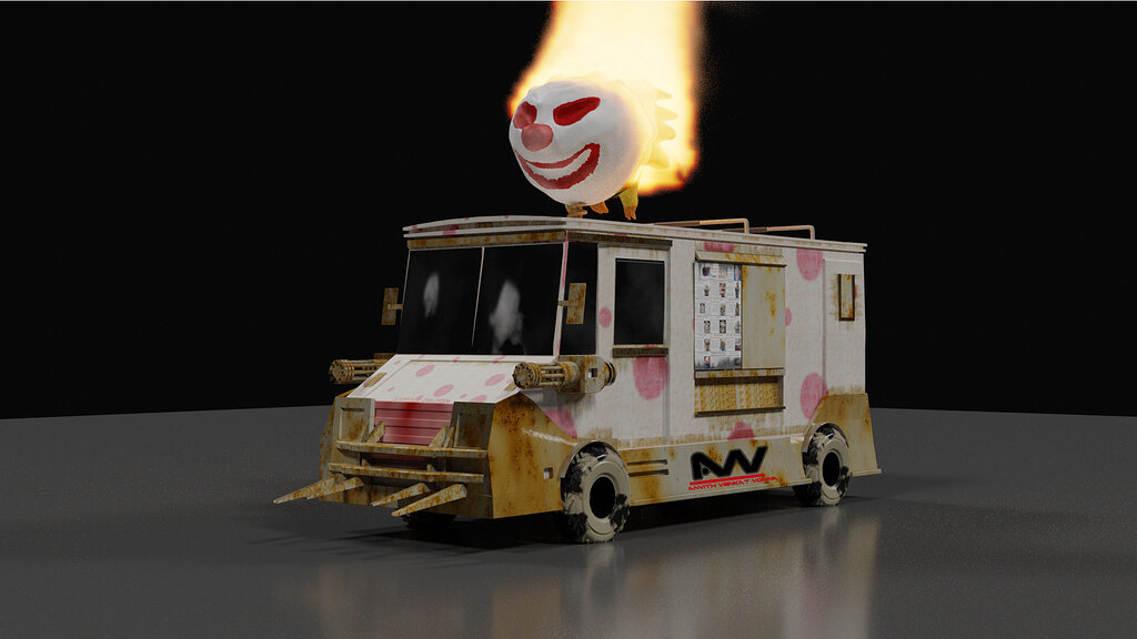 Twisted Metal Sweet tooth's truck Show GameDev.tv