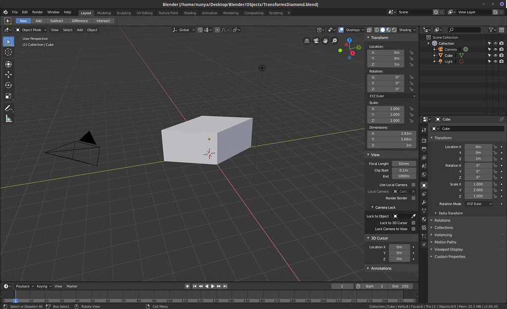 Blender Lecture 6 Applying Transform Changes Talk GameDev.tv