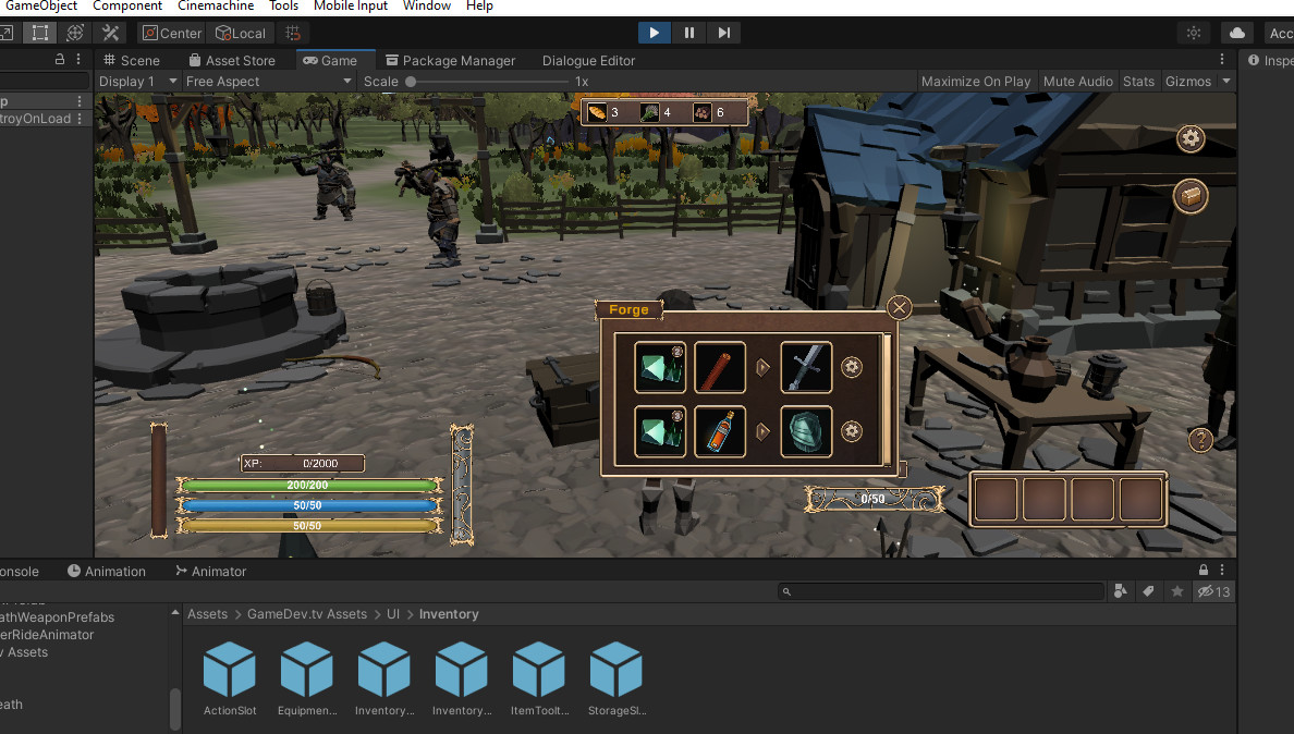 RPG Crafting System Ask GameDev.tv