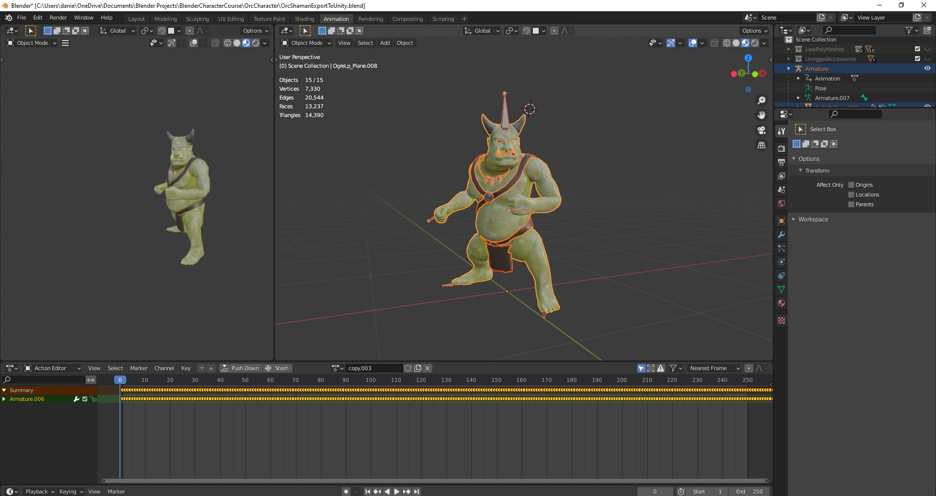 High Poly Count in Unity Stats Ask GameDev.tv