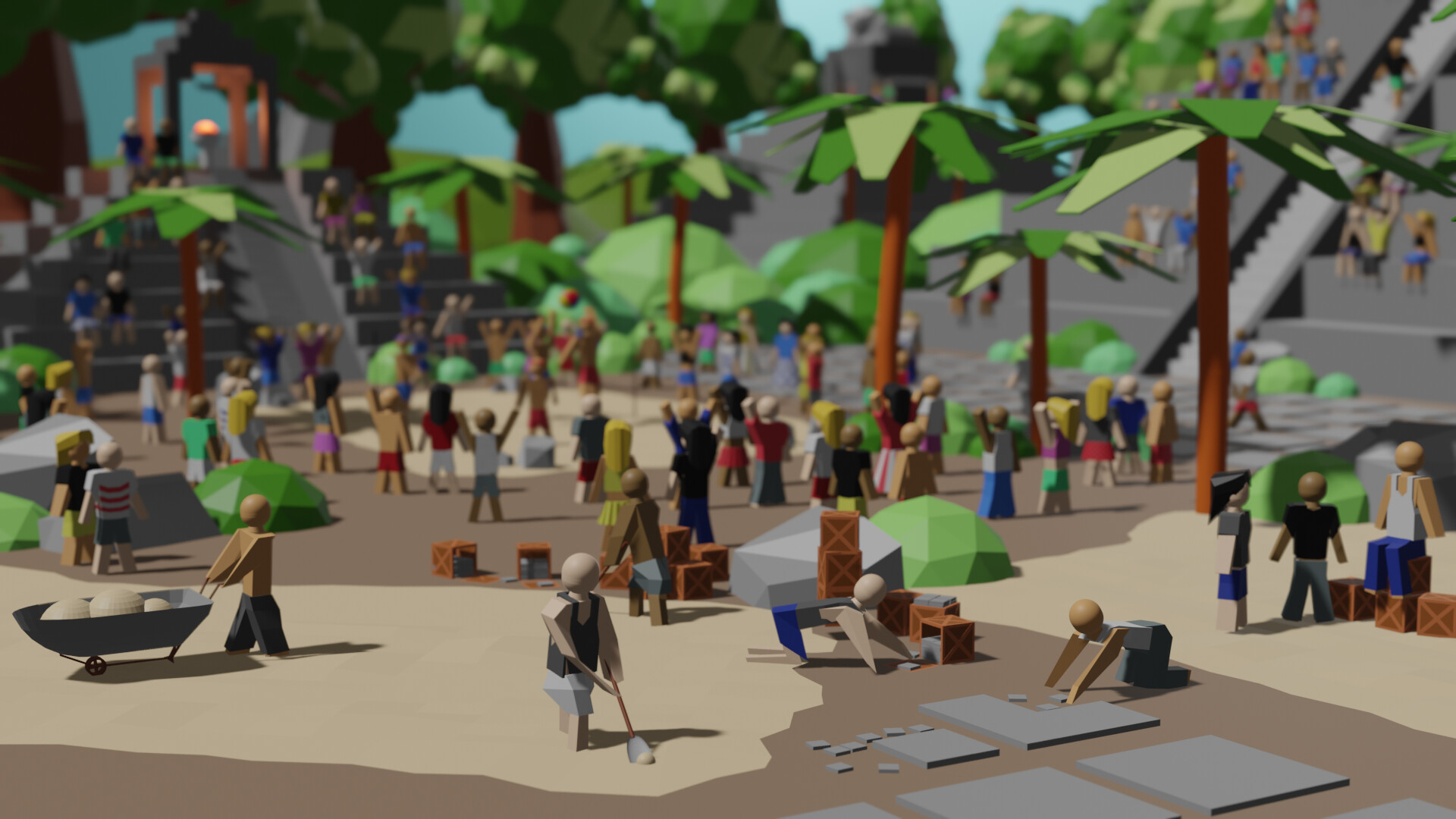 Section 2 Pyramid Volleyball Show GameDev.tv