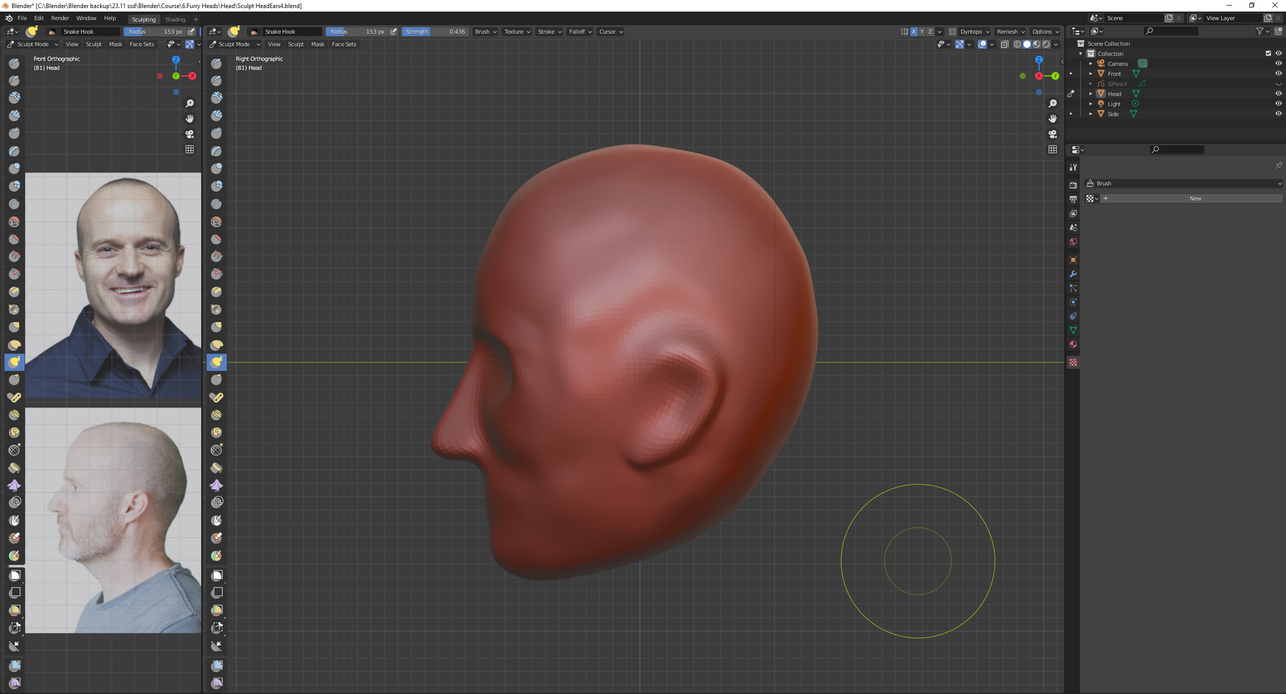 Head Sculpting Show GameDev.tv