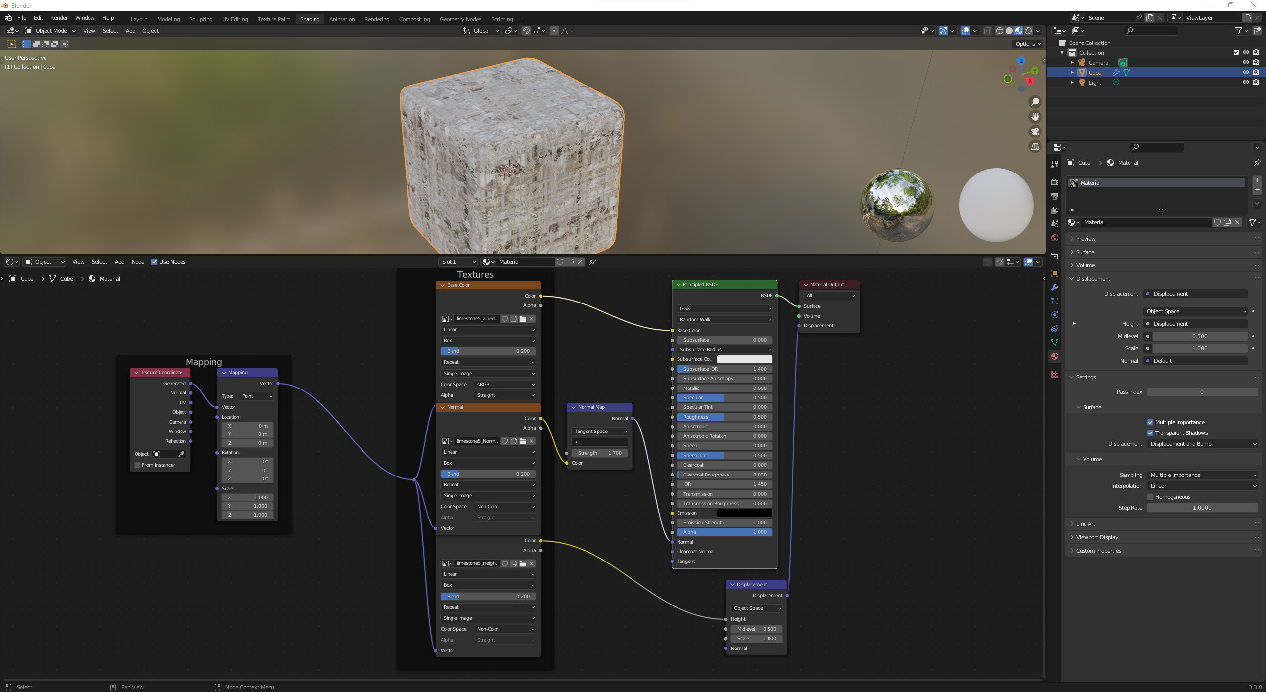 Problem with Displacement Map Ask GameDev.tv