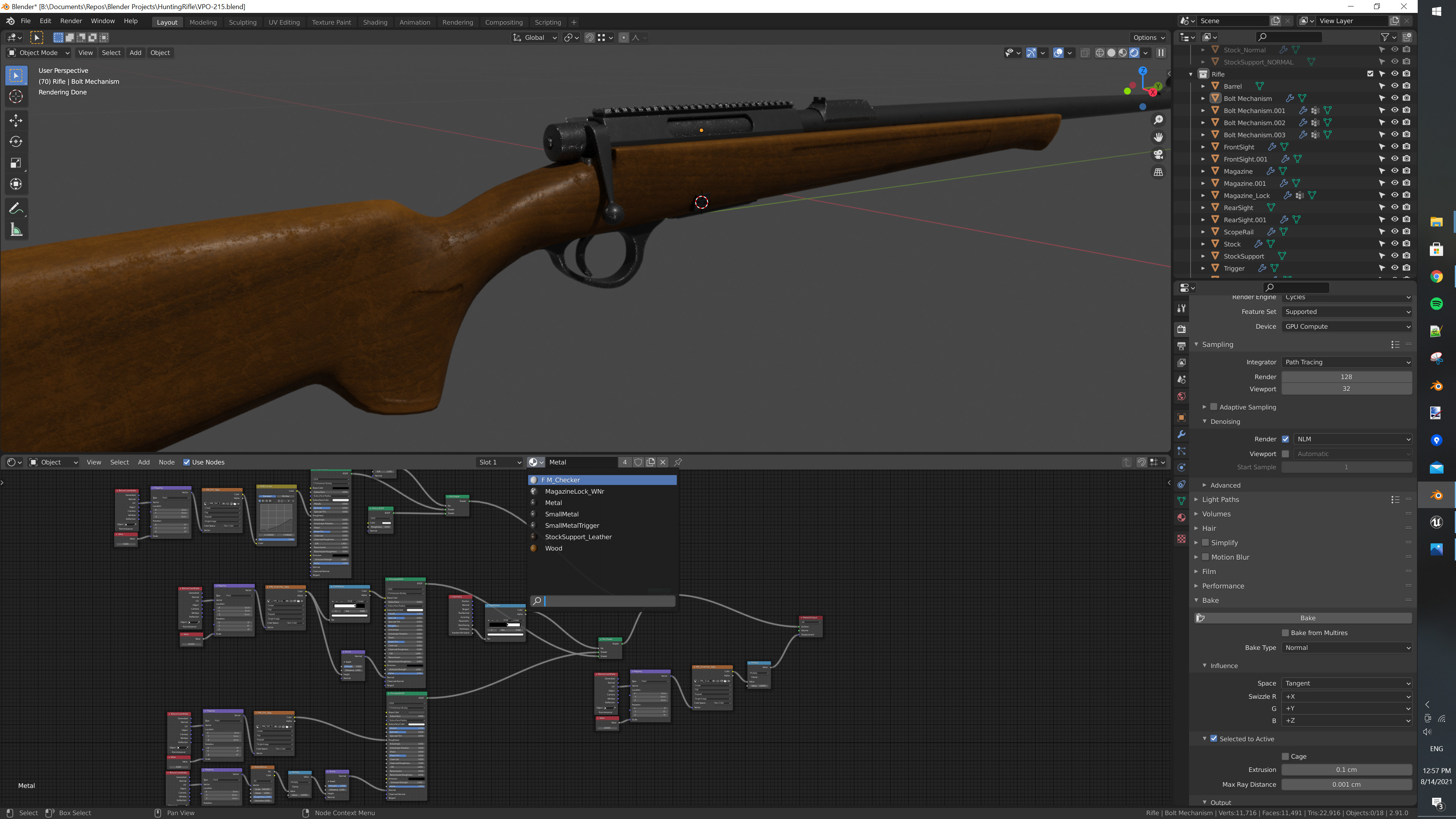 Texturing 3d Models in Blender for UE4 (Baking Metallic Maps) Ask