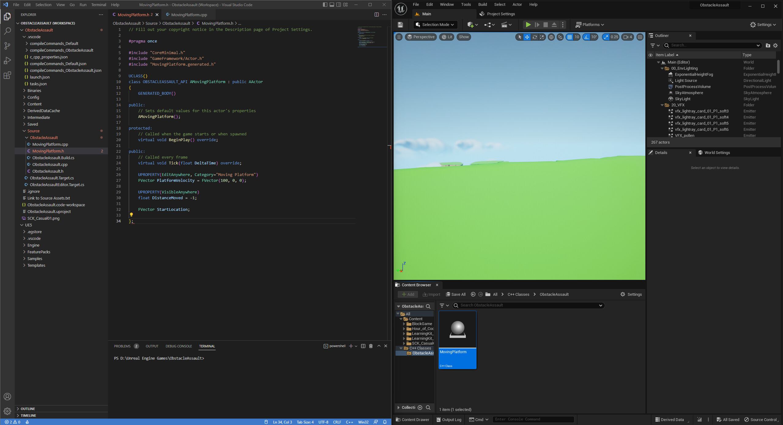 not working in VSCode Ask GameDev.tv