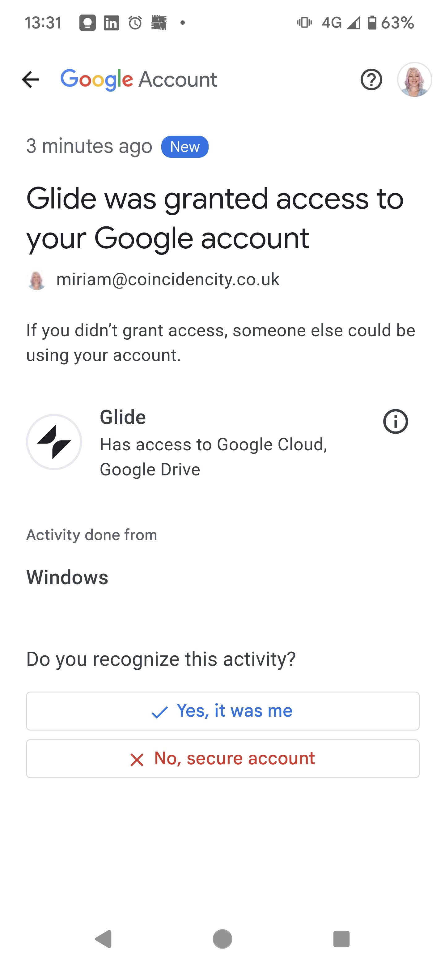 Not able to create a new app with google sheets Ask for Help Glide