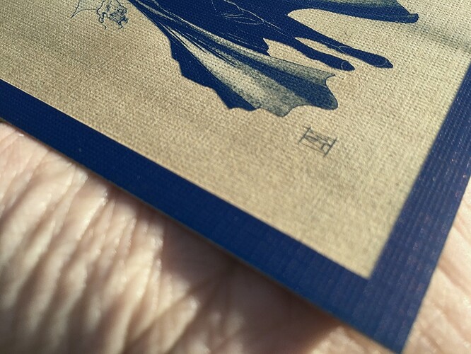 Engraved cardstock fun times Made on a Owners Forum