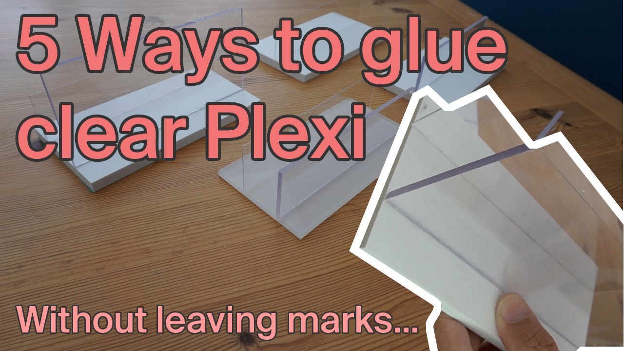 Glueing clear acrylic? Community Support Owners Forum