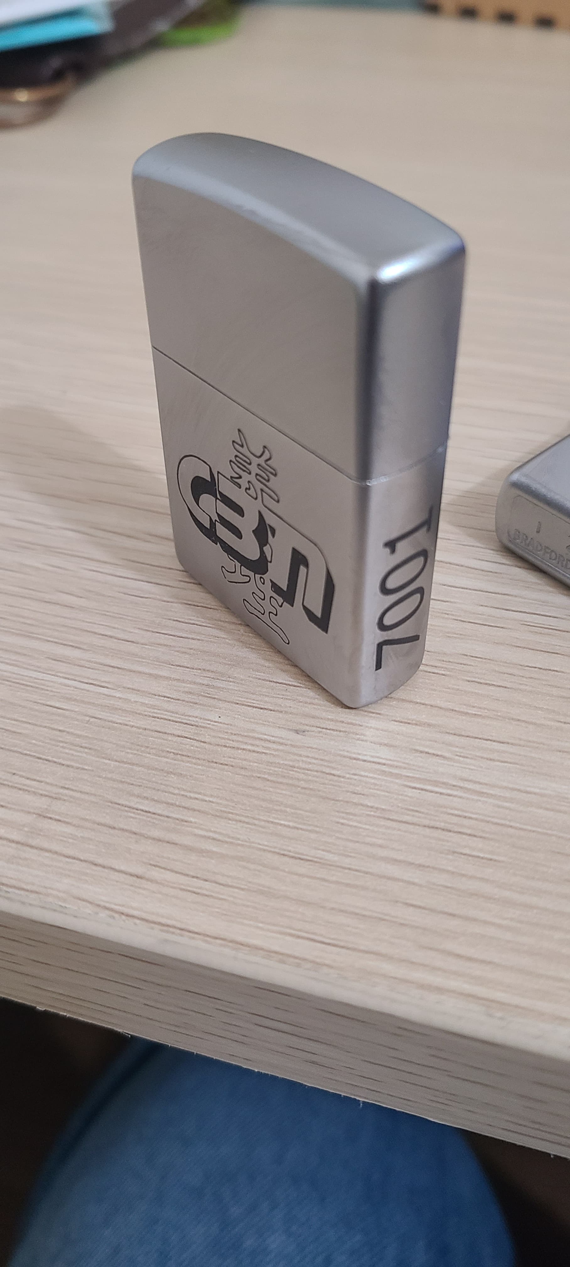 Satin Chrome Zippo and Cermark Tape Beyond the Manual