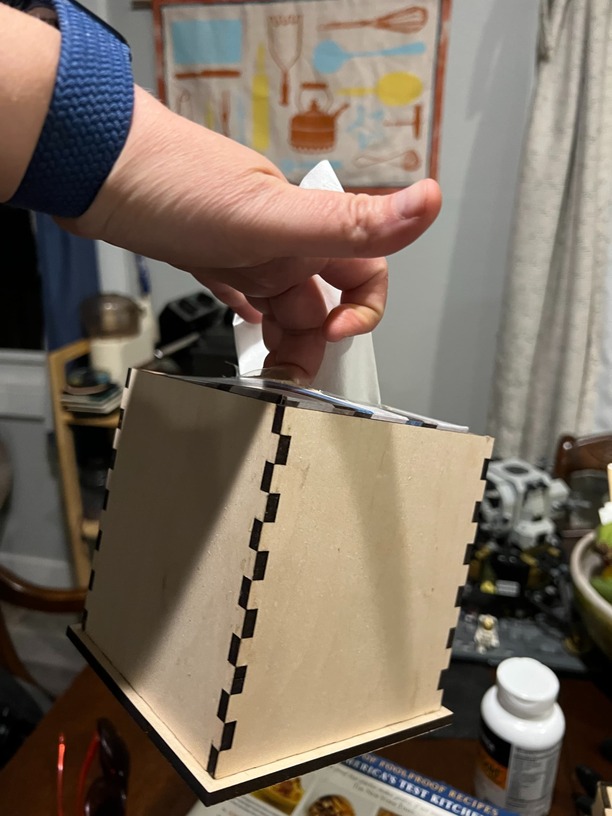 Costco tissue cube holder Free Laser Designs Owners Forum