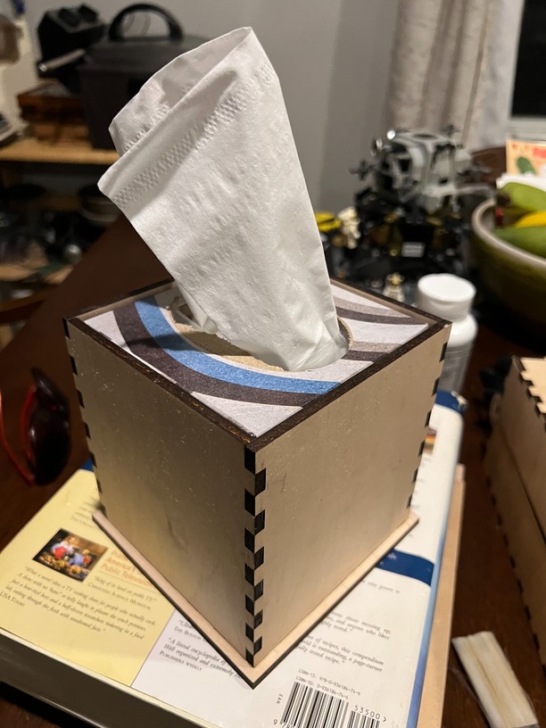 Costco tissue cube holder Free Laser Designs Owners Forum