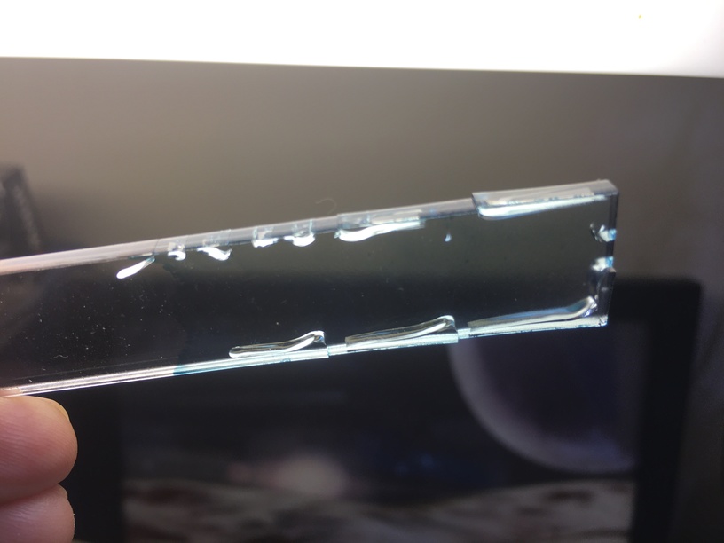 What can I use to color clear acrylic Beyond the Manual