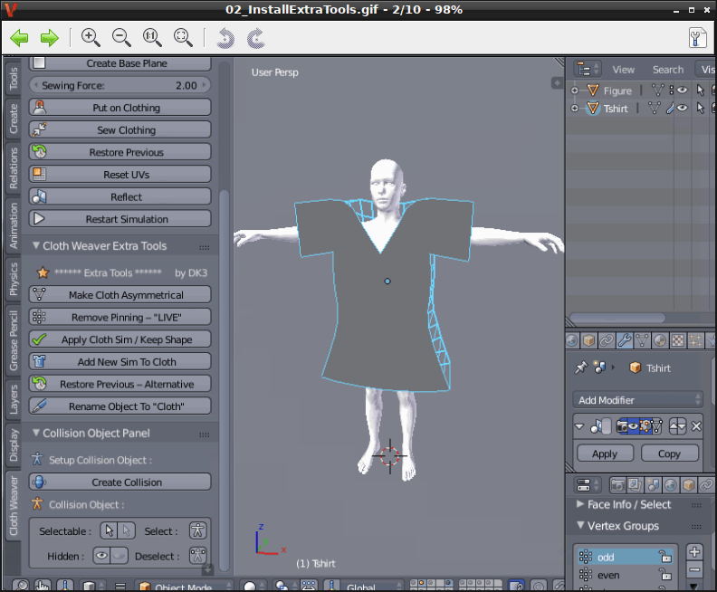 Cloth Weaver Blender Addon Free Download
