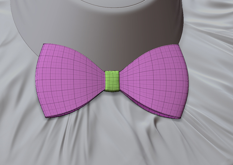 How to make a Bow (for a hat or clothing) in ZBrush, with pictures