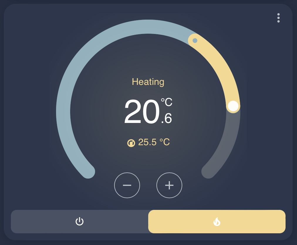 How to change thermostat card slider colour Frontend Home Assistant