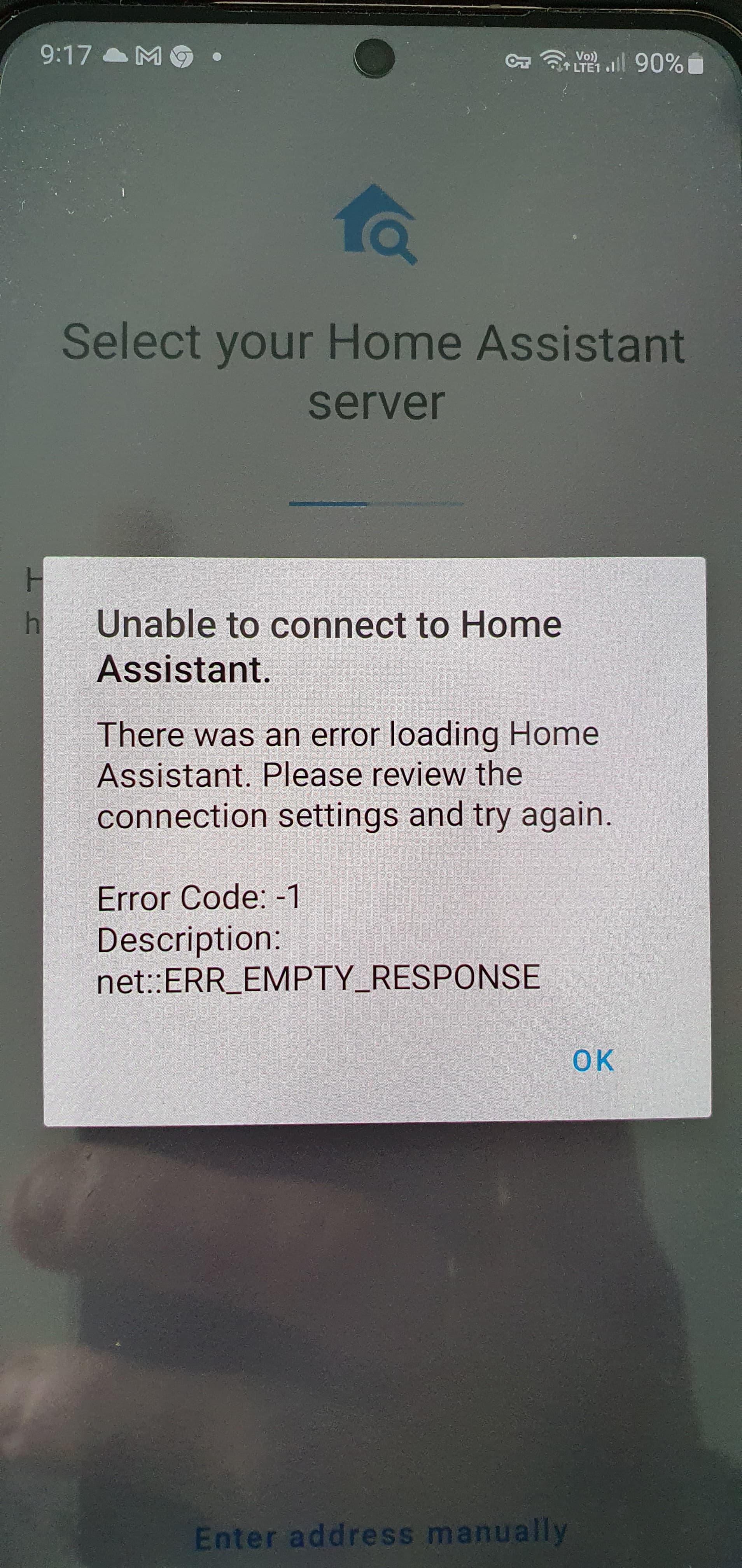 Mobile app can't connect Installation Home Assistant Community