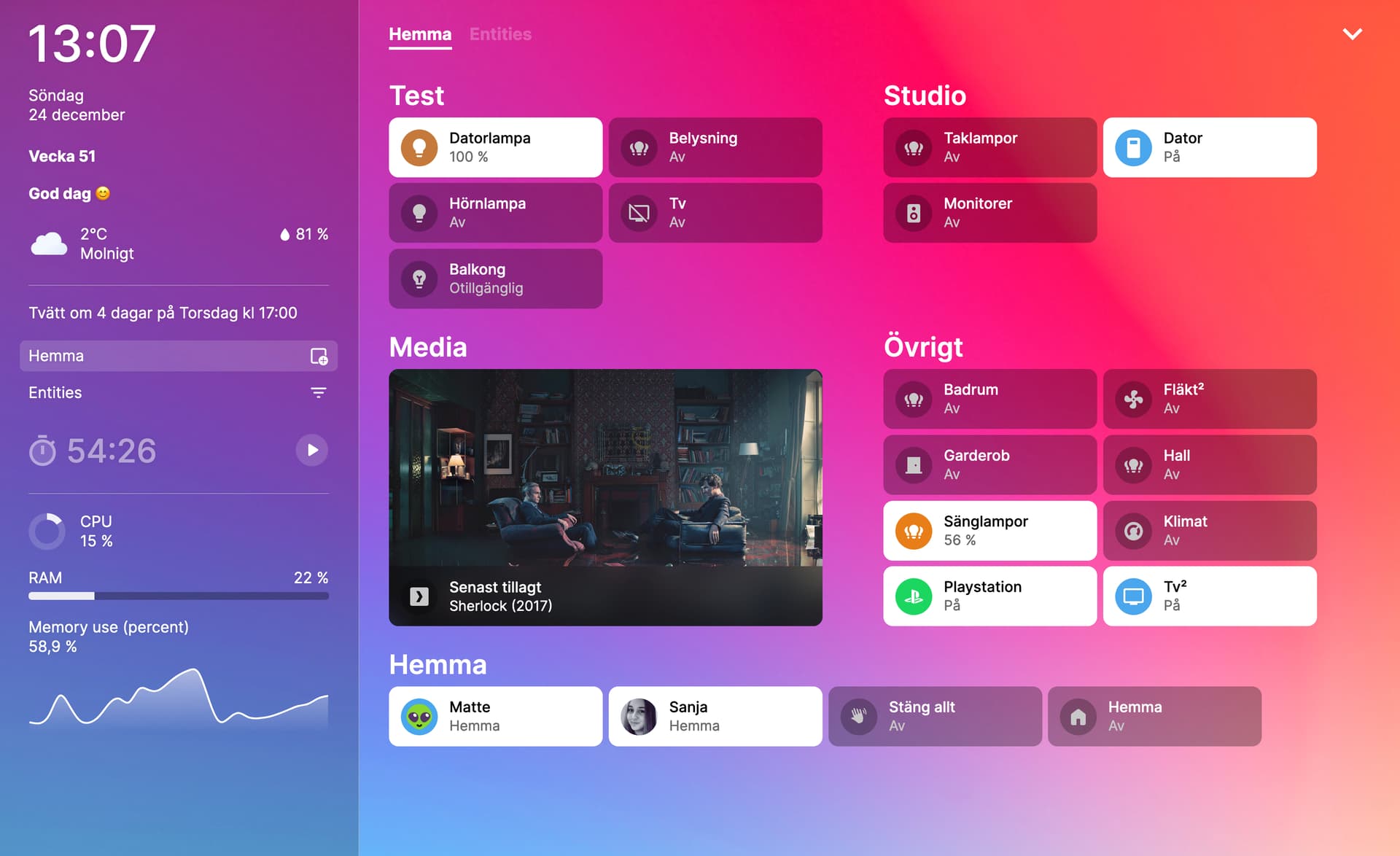 Hafusion A modern, easytouse and performant custom Home Assistant