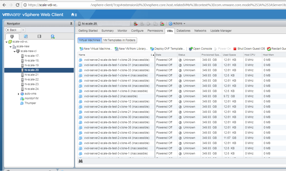 Reload inaccessible or invalid VMs