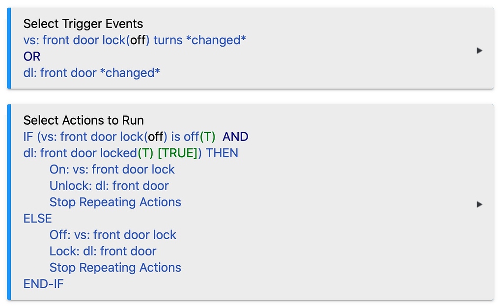 First try at conditional action in a rule Rule Machine® Hubitat