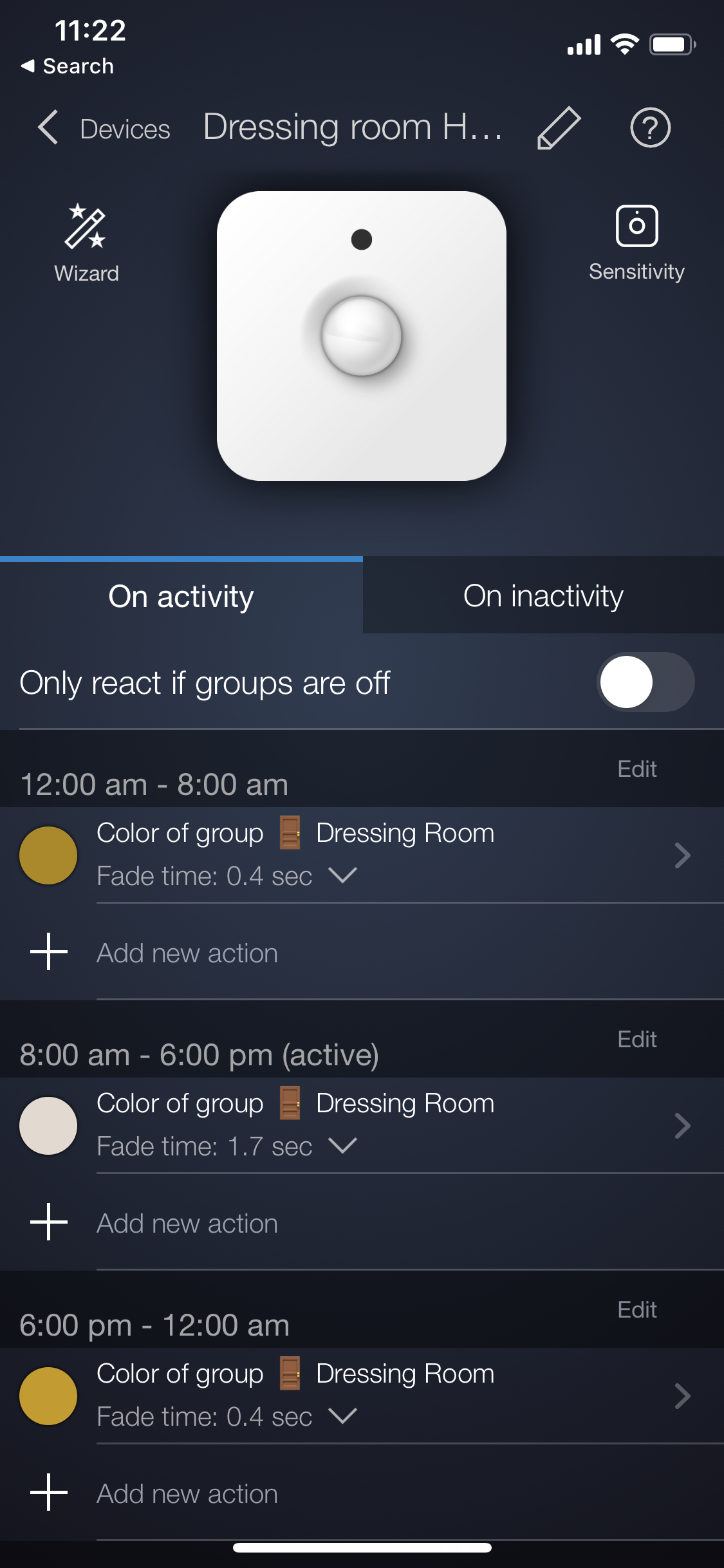 Add Hue Motion Sensor to App Devices Hubitat