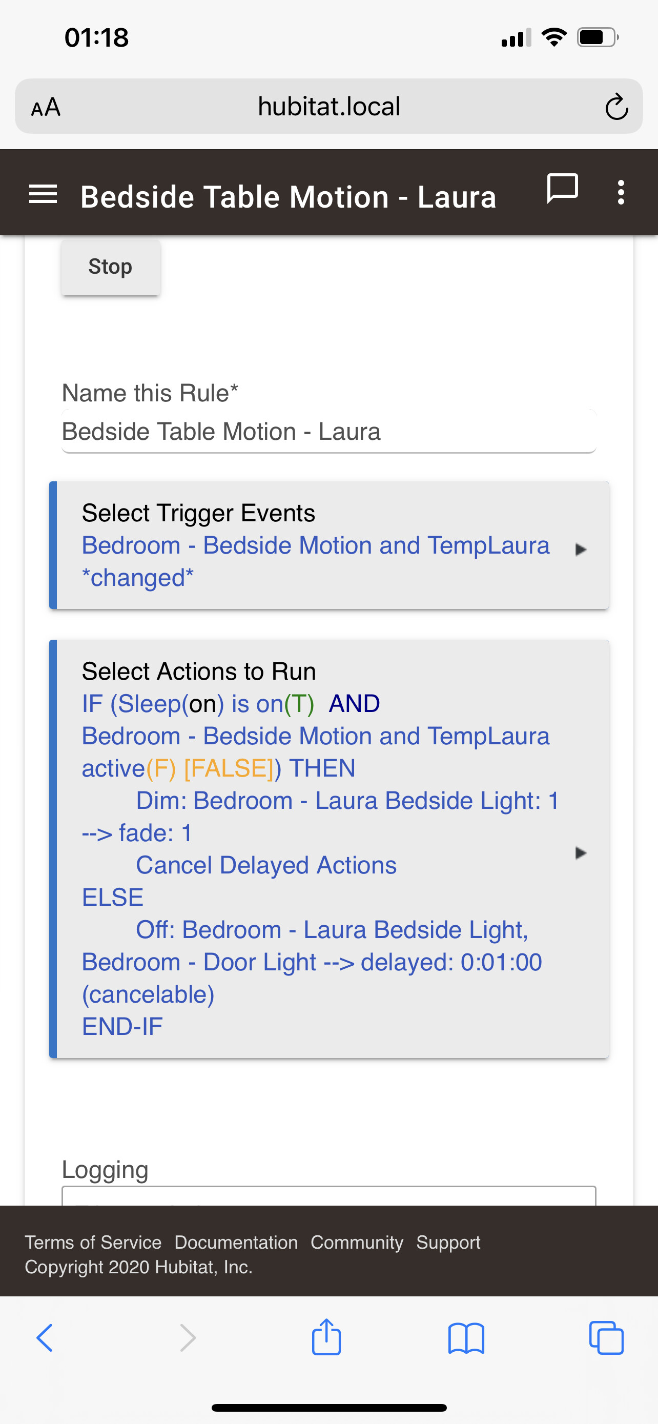 Smart things motion sensor and simple rule stopped working? 🛎️ Get