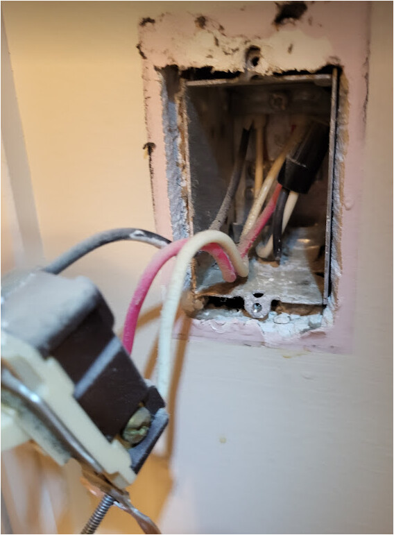 Light Switch Wiring Red Black White