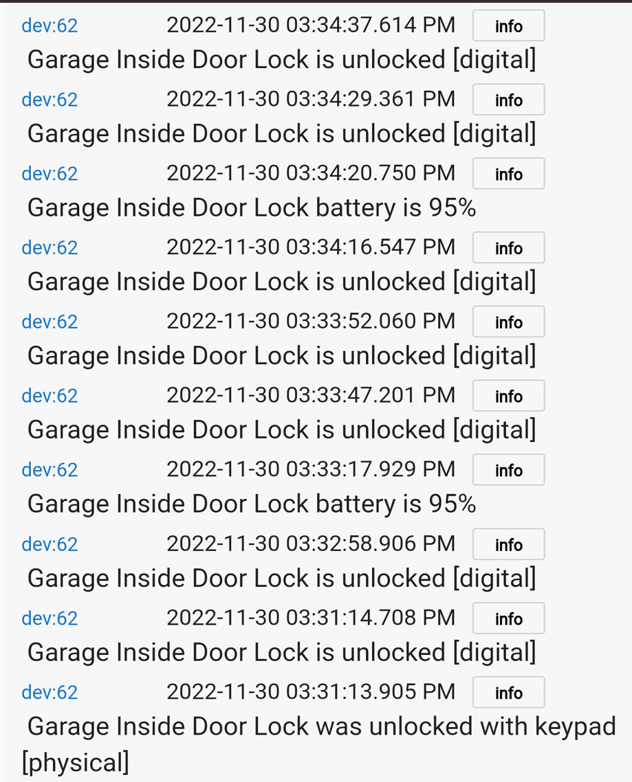 [2.3.4.115 C7] Schlage Keypad UnlockCode not always received Devices