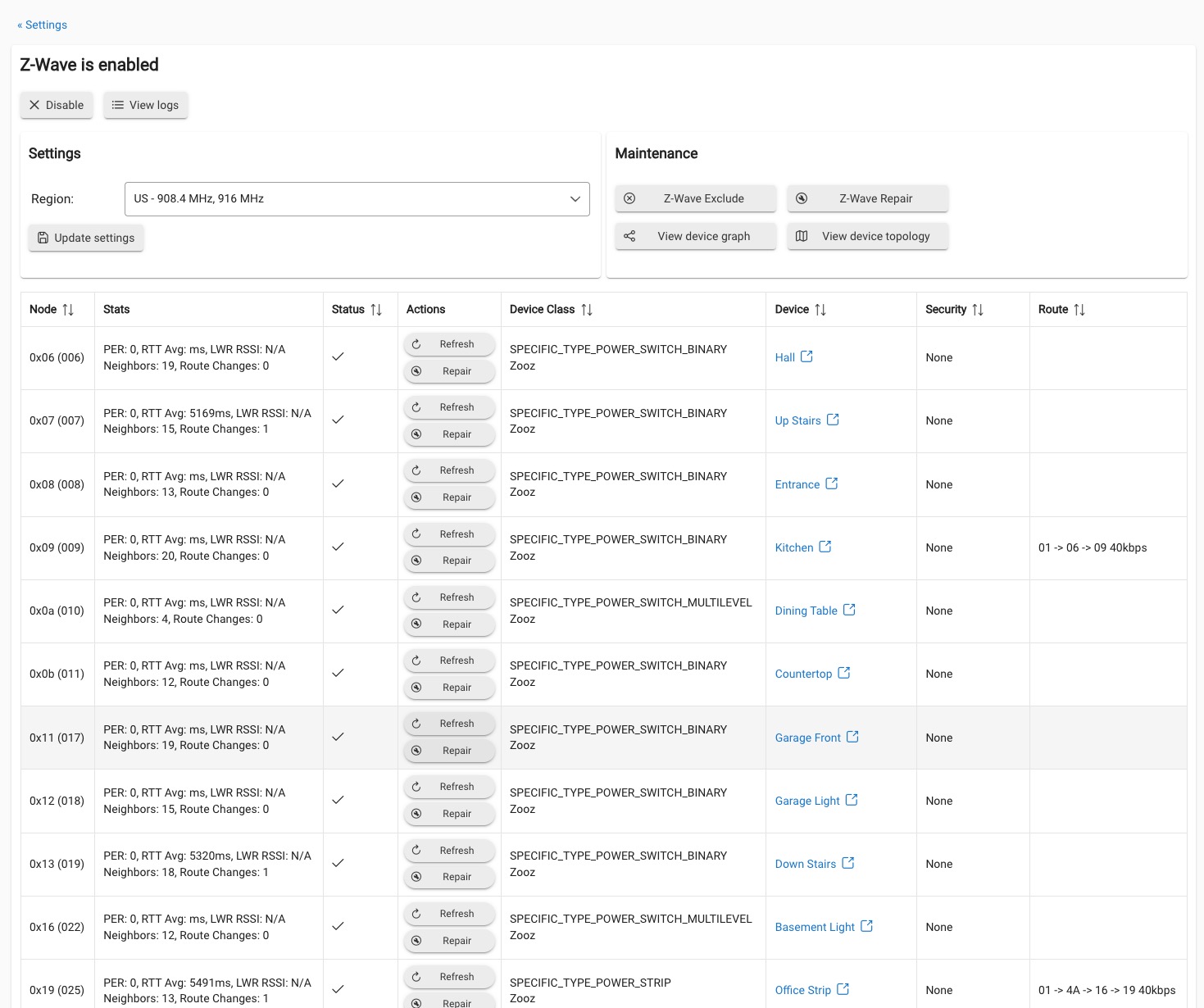 Zwave not working anymore Devices Hubitat