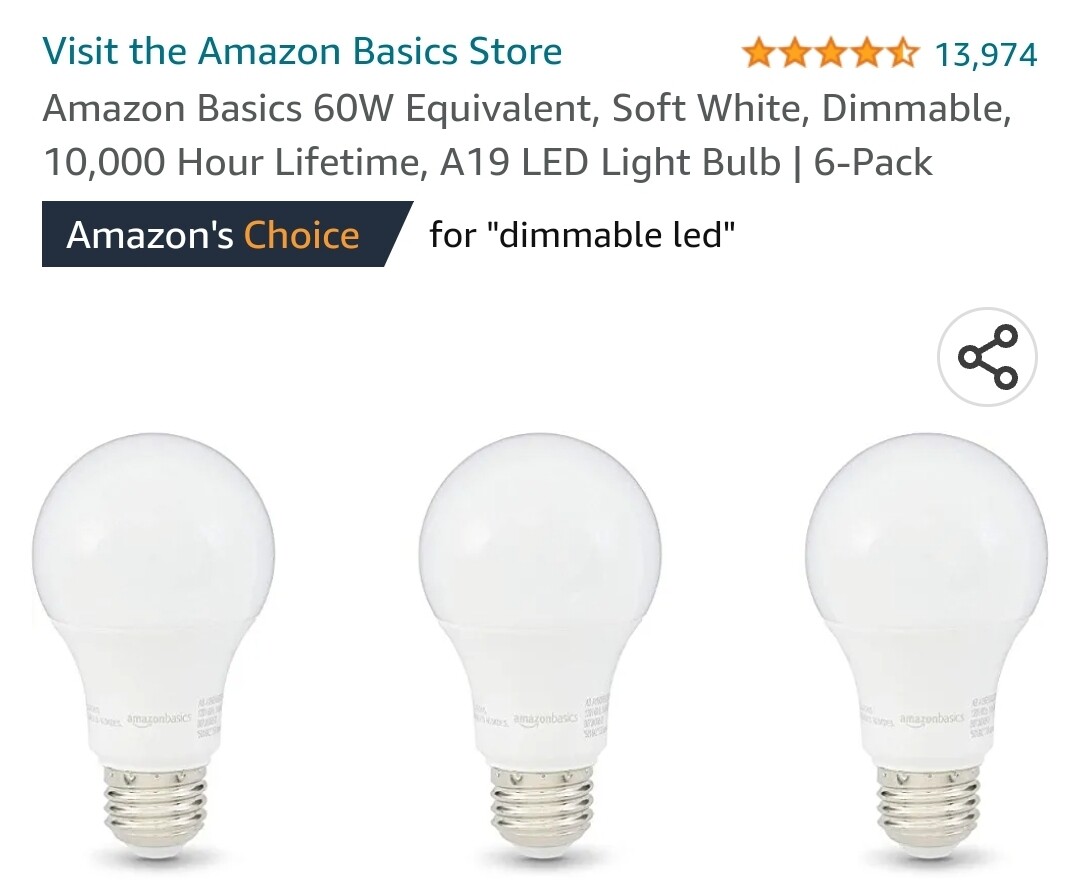 Nonflickering dimmable LEDs? Room Lighting Hubitat