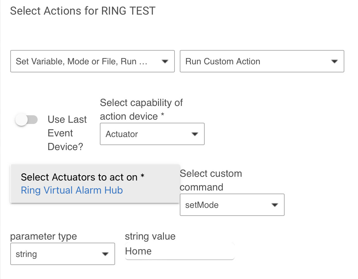 Ring Arm/Disarm in dashboard ⚙️ Custom Apps and Drivers Hubitat