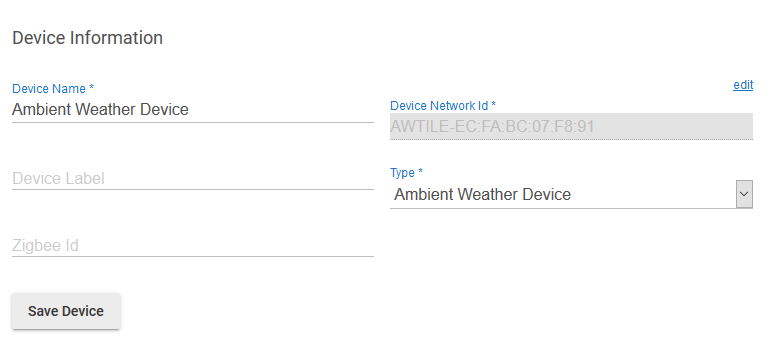 Ambient Weather Not Refreshing Support Hubitat