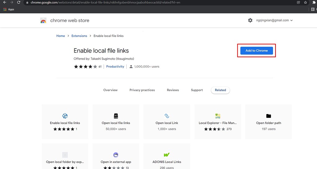 How to Enable Local File Links in Google Chrome? Beta Inistate