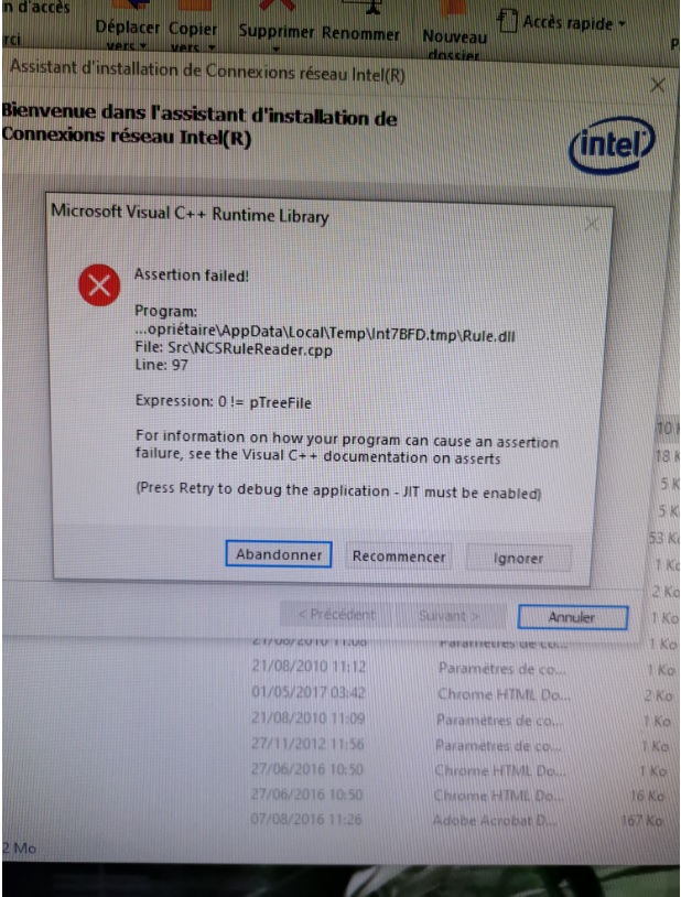 Solved Intel(R) ProSet Monitoring Service n'a pas pu demarrer erreur