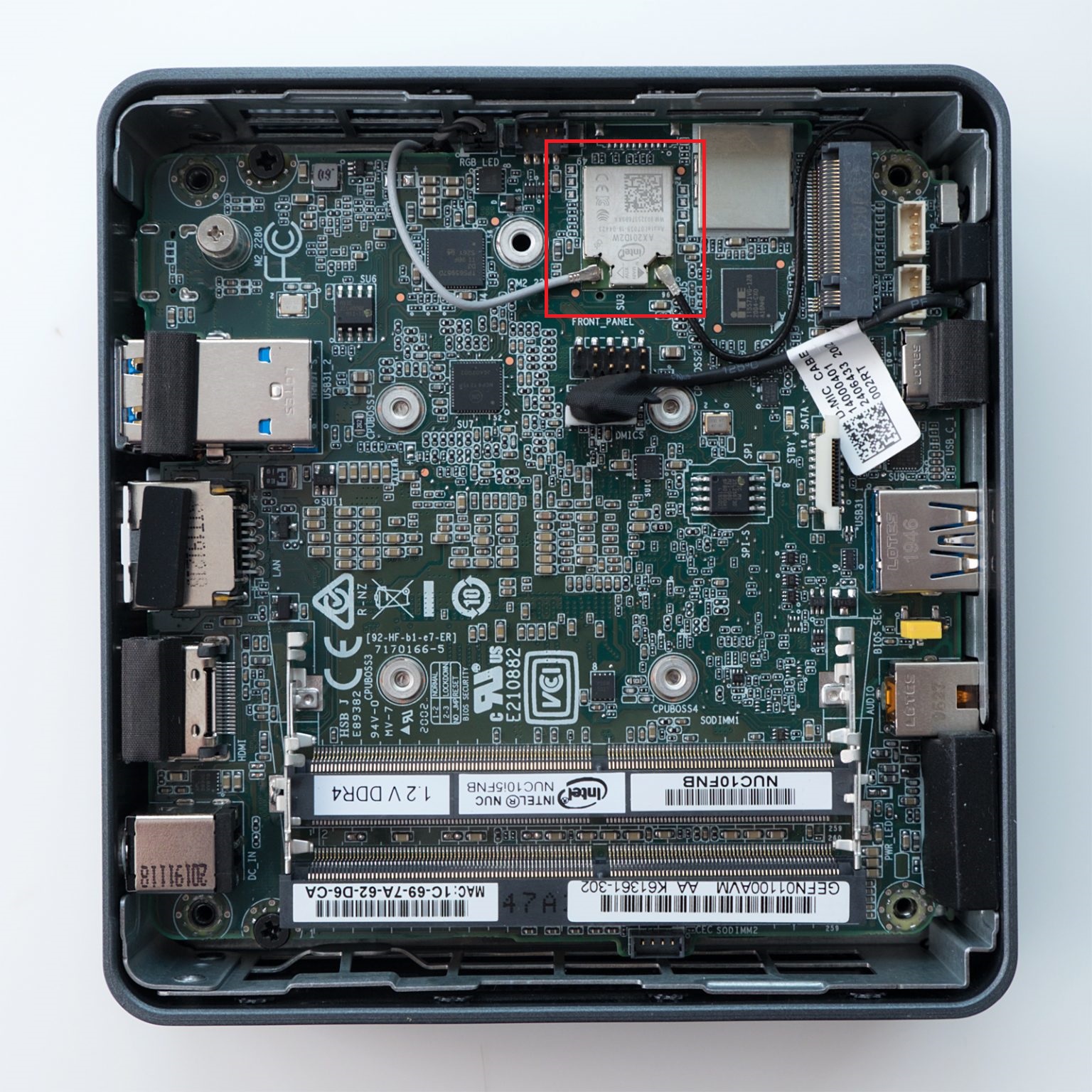 Intel NUC NUC10i5FNH WiFi Card support BLE? Intel Community