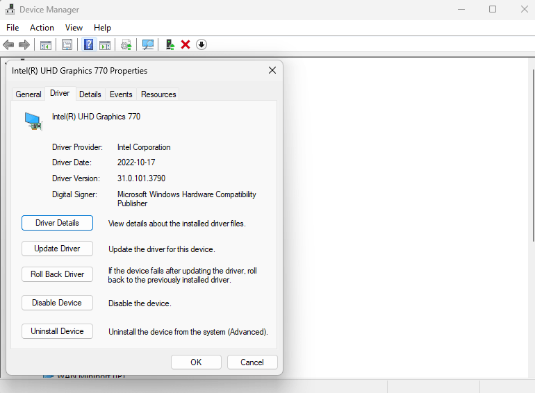 Solved UHD 770 graphic driver not work correct Intel Community