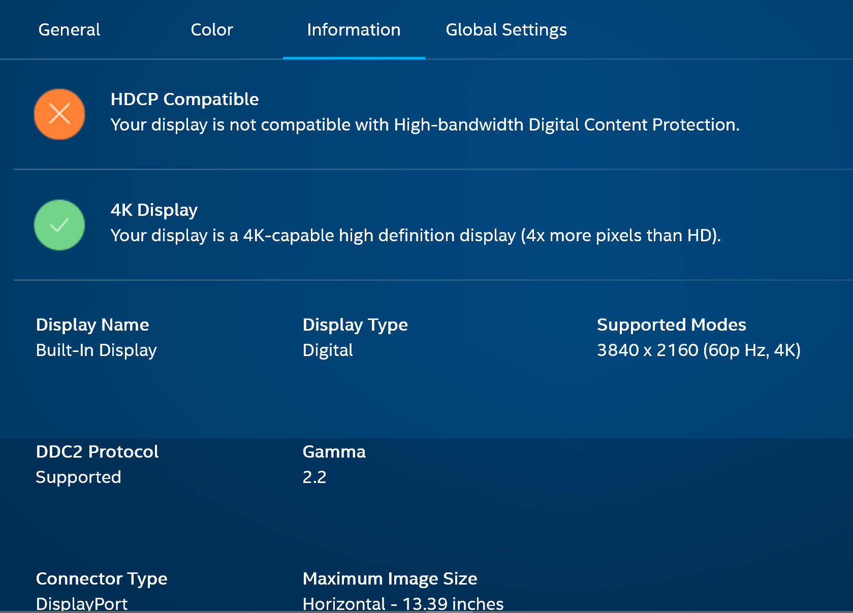 No Netflix 4k or HDR because of broken HDCP 2.2 on Intel iGPU...and
