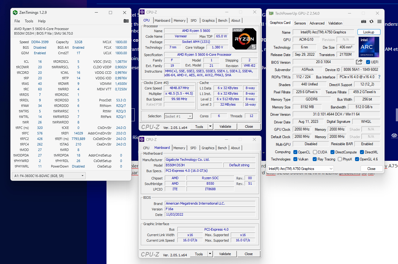 Is there a motherboard, RAM, CPU, monitor combo that DOES work without