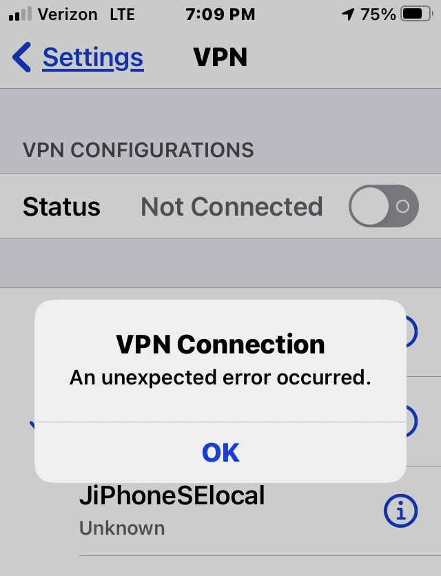 Oneclick IPsec VPNs for Apple iOS Virtual Private Networks IPFire