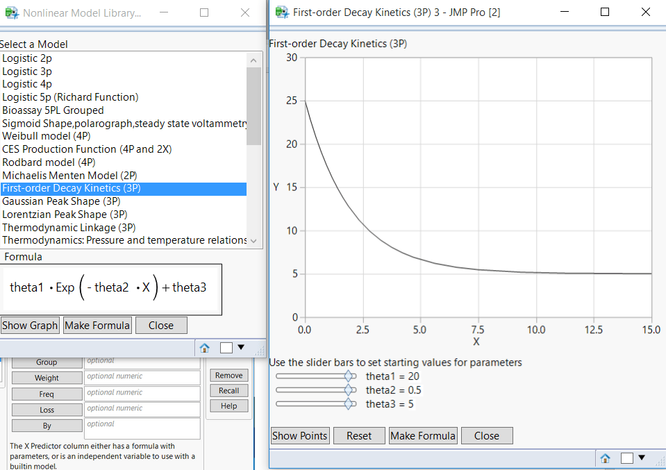 Solved Exponential fit JMP User Community