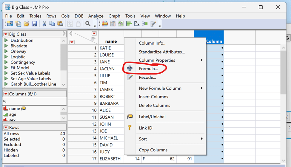 Preparing your data JMP User Community